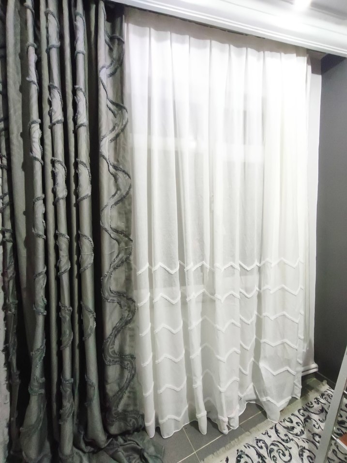 keten karatma perde - Görsel 4