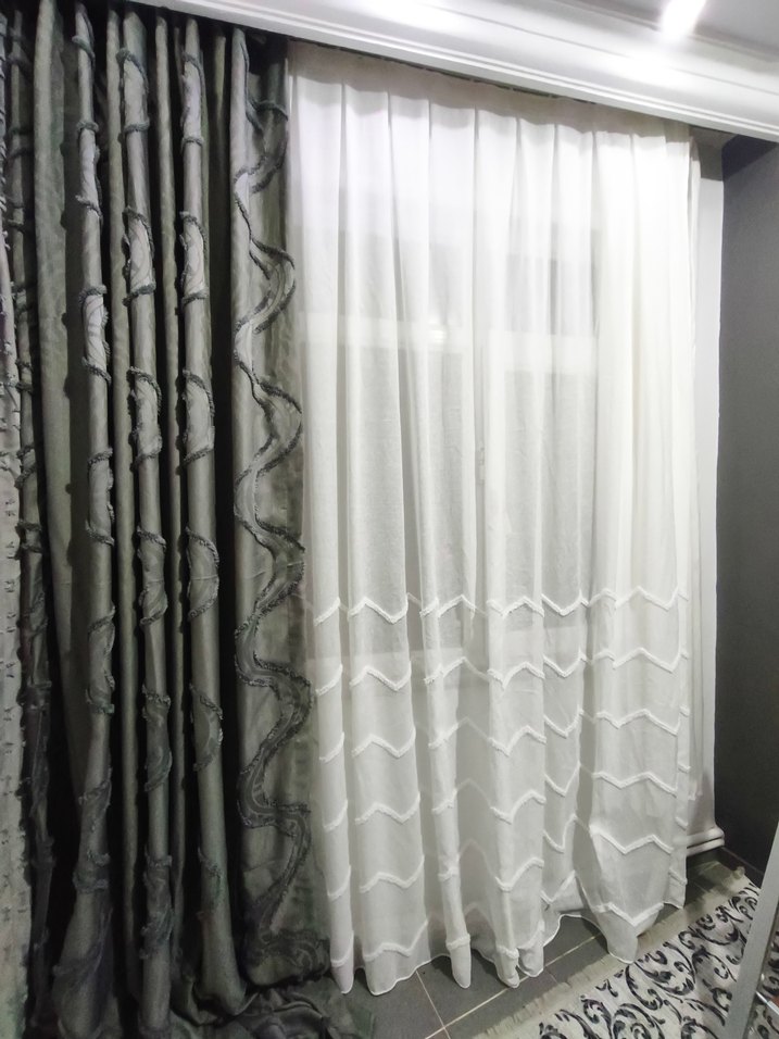 keten karatma perde - Görsel 5