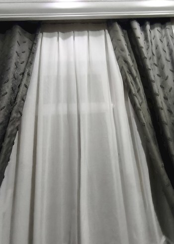 3 adet keten fon perde - Görsel 4