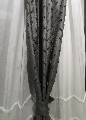 3 adet keten fon perde - Görsel 3