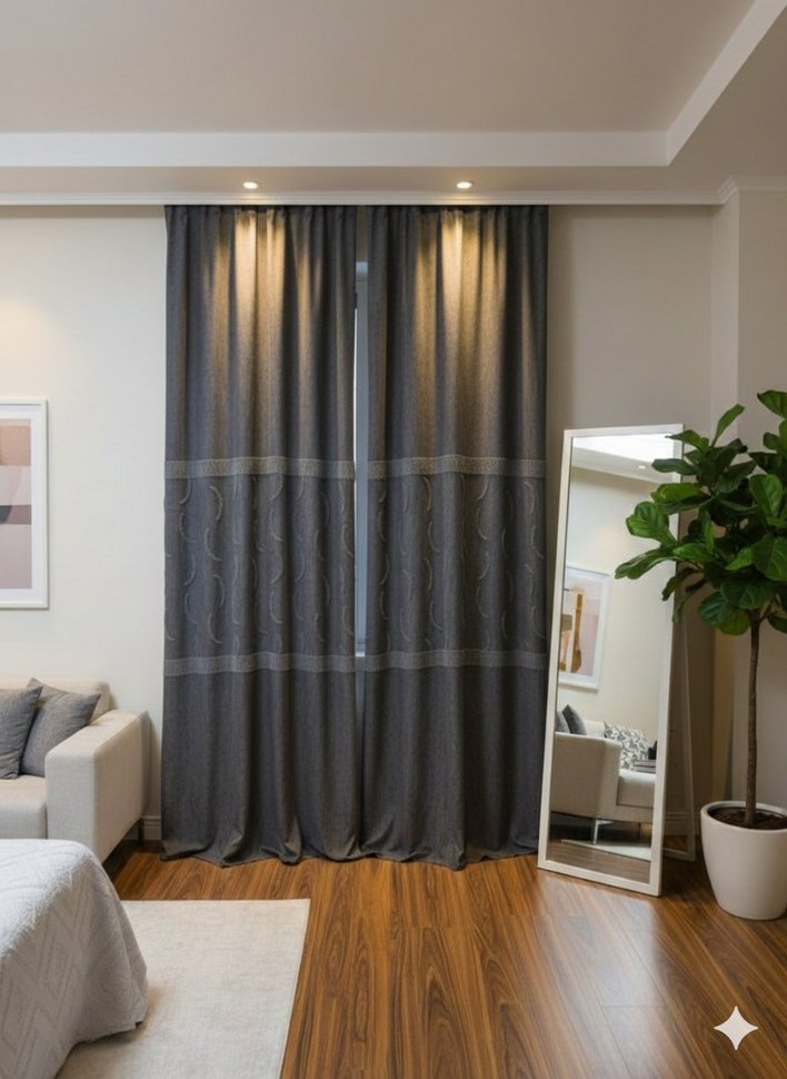 4 Adet keten fon perde - Görsel 3