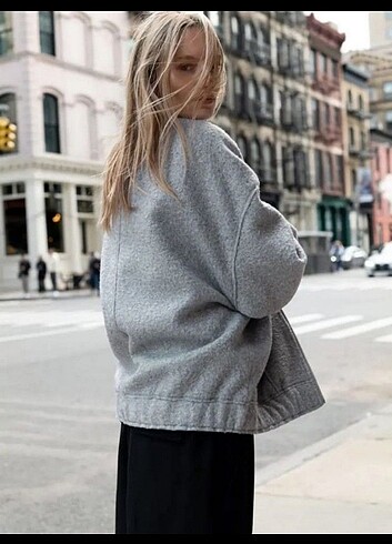 Zara buklet bomber ceket 