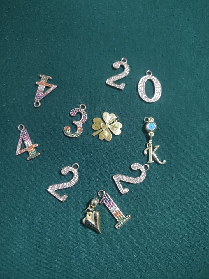 Parlak Taşlı Altın Renkli 2 Numaralı fiyatı tek ürün içindir - Görsel 4