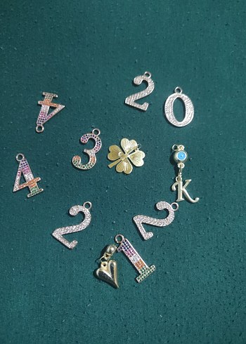 Renkli Payetli Kadın Charm Sayı 4 fiyatı tek ürün içindir - Görsel 7