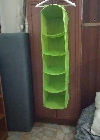 Yeşil Çok Bölmeli Dolap Düzenleyici