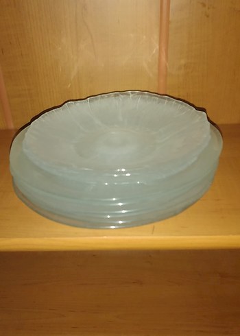 9 adet cam pasta tabağı - Görsel 7