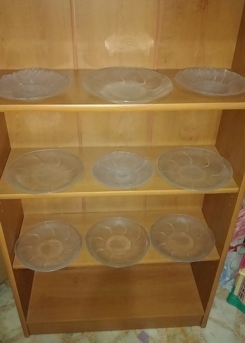 9 adet cam pasta tabağı - Görsel 6