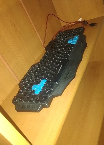 Mavi Detaylı Kablolu  Klavye - Görsel 7