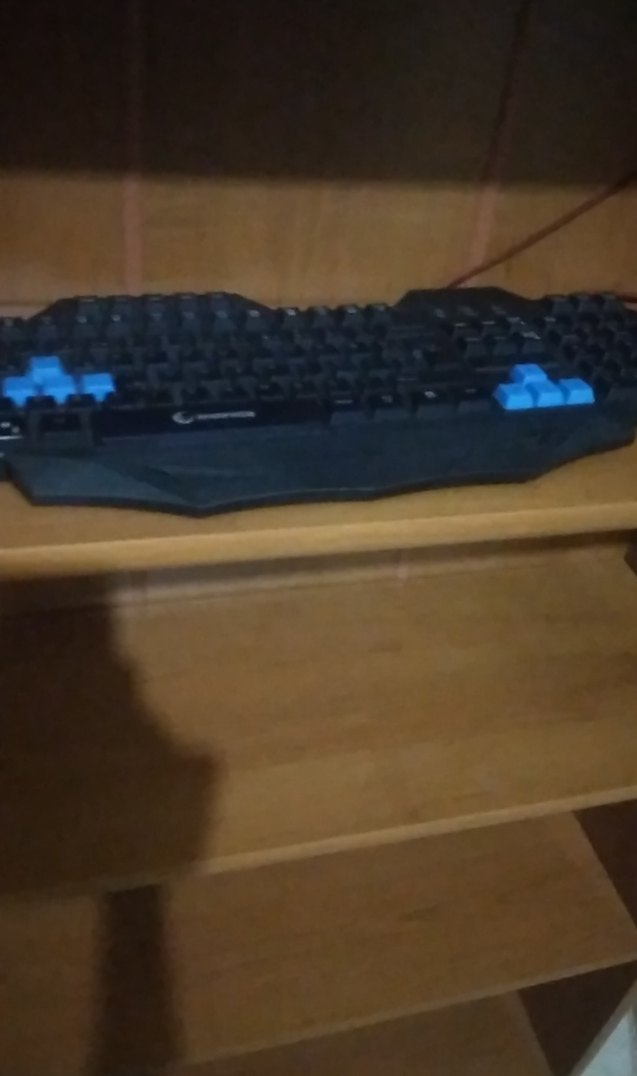 Mavi Detaylı Kablolu  Klavye - Görsel 5