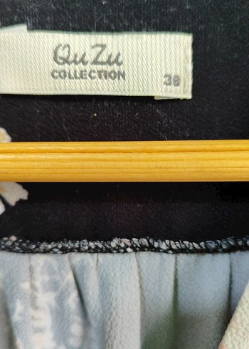 Kadın Siyah Çiçekli Uzun Bohem Elbise - Görsel 5