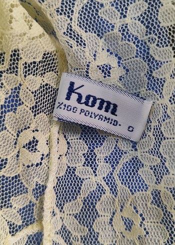 Vintage Bohem Uzun sarı Dantel Sabahlık - Görsel 10