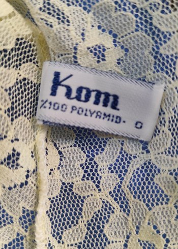 Vintage Bohem Uzun sarı Dantel Sabahlık - Görsel 11