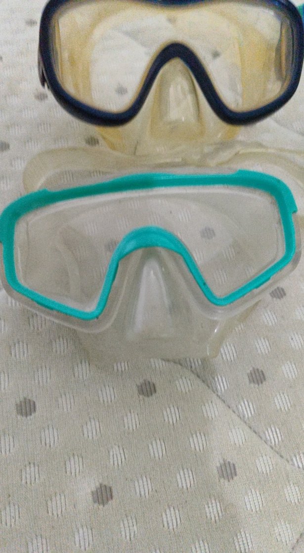 Şeffaf Mini Renkli Yüzme Gözlükleri ve Dalış Seti - Görsel 2