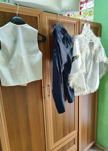 Vintage Çocuk pelerin pantolon ve Yeleği