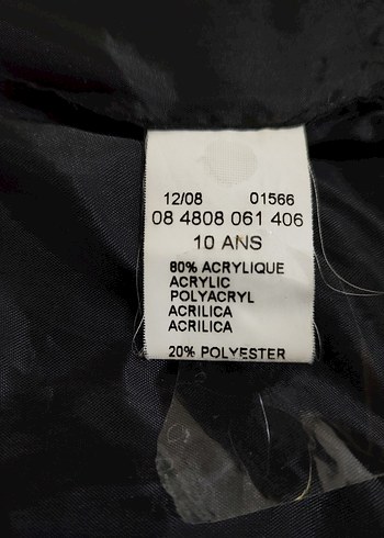 Kız Çocuk Vizon Kürk Detaylı Yün Yelek - Görsel 5