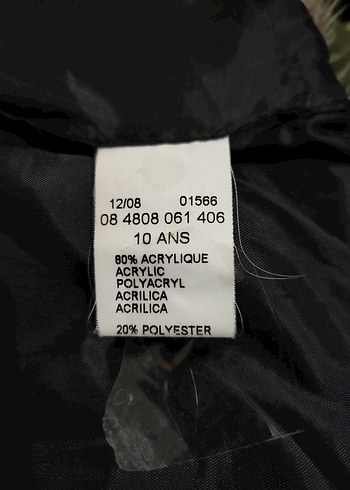 Kız Çocuk Vizon Kürk Detaylı Yün Yelek - Görsel 4