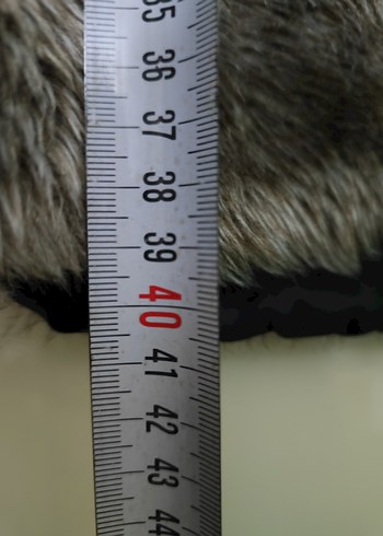 Kız Çocuk Vizon Kürk Detaylı Yün Yelek - Görsel 11