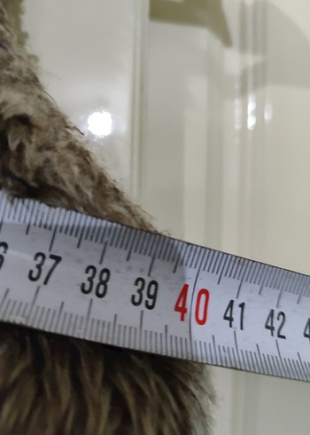 Kız Çocuk Vizon Kürk Detaylı Yün Yelek - Görsel 10