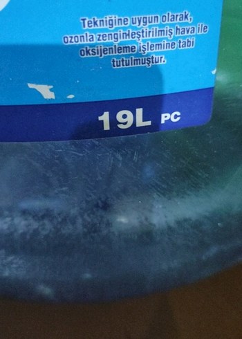 Mavi Büyük Su Şişesi ve Pompa - Görsel 6