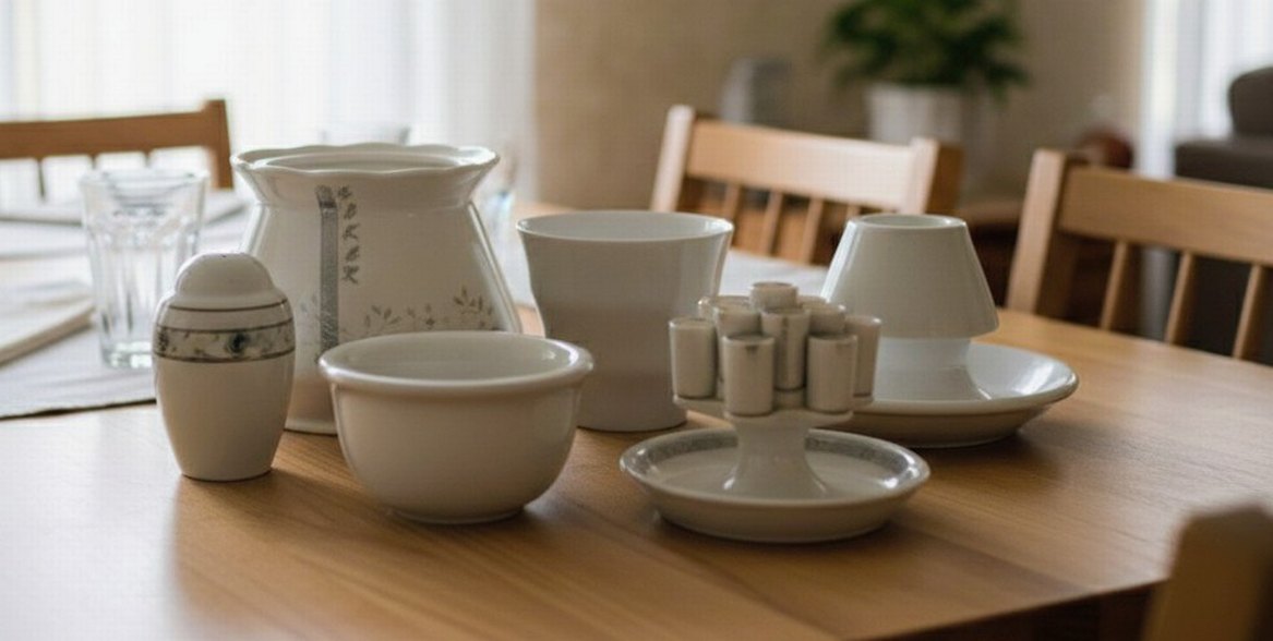 Beyaz porselen Sofra Takımı - Görsel 4