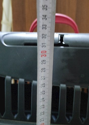 Siyah Taşıma Kabı Kırmızı Detaylı - Görsel 5