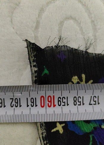 Desenli Uzun parça kumaş - Görsel 3