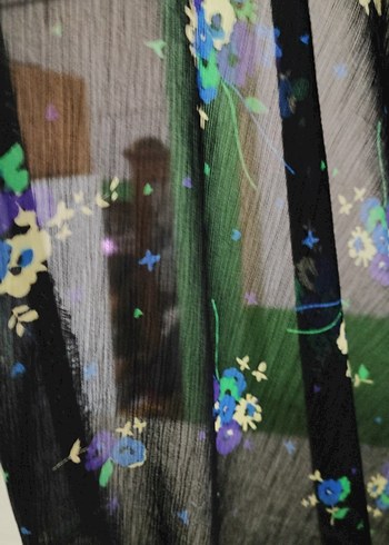 Desenli Uzun parça kumaş - Görsel 5