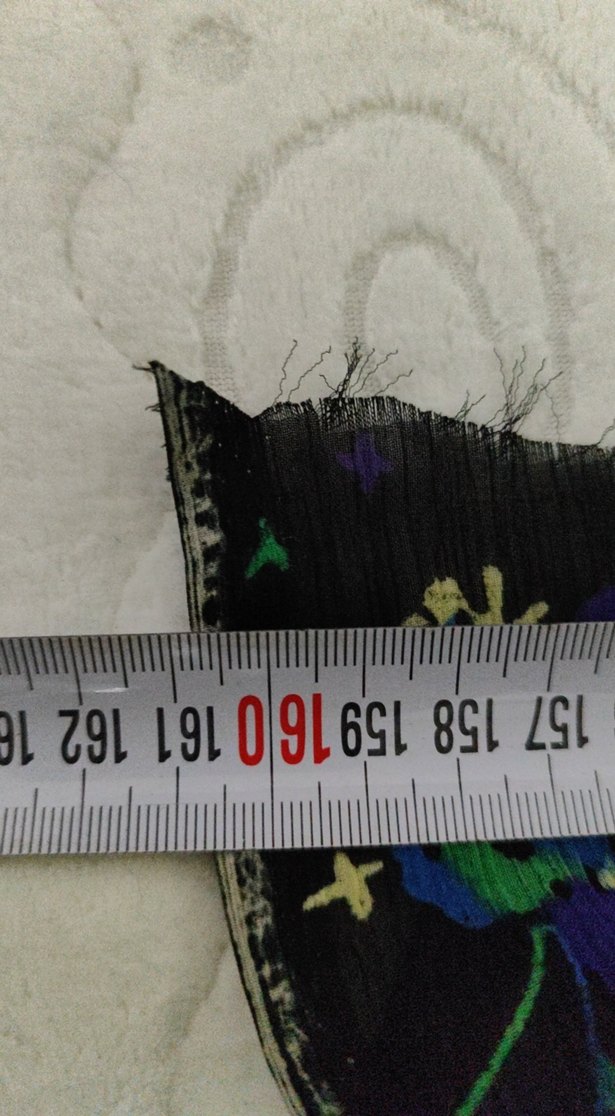 Desenli Uzun parça kumaş - Görsel 3