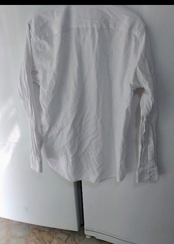 Erkek Beyaz Regular Fit Gömlek - Görsel 5