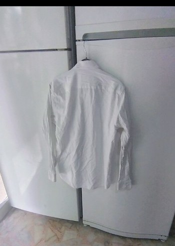 Erkek Beyaz Regular Fit Gömlek - Görsel 7