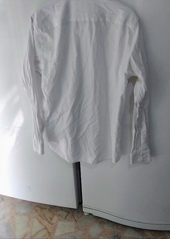 Erkek Beyaz Regular Fit Gömlek - Görsel 9