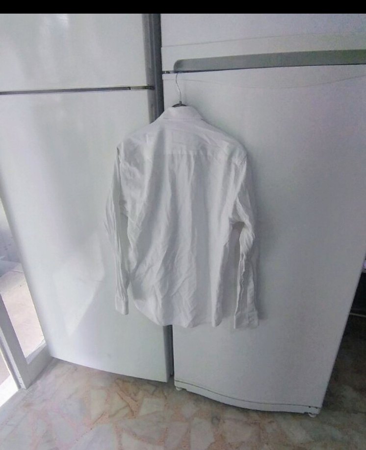 Erkek Beyaz  Regular Fit Gömlek - Görsel 3