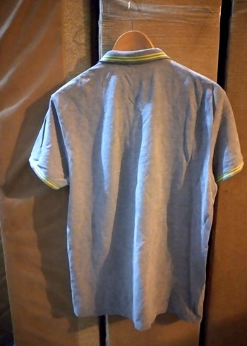 Gri Erkek Kısa Kollu Polo Yaka Tişört - Görsel 6