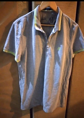 Gri Erkek Kısa Kollu Polo Yaka Tişört - Görsel 3