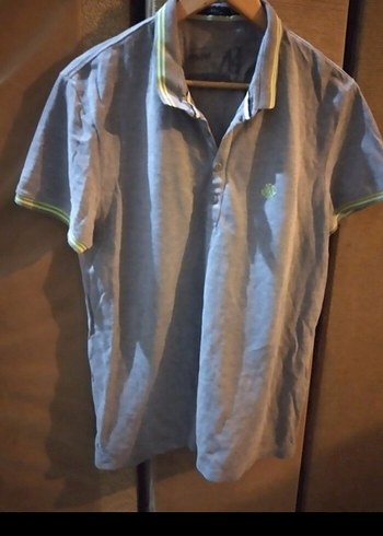 Gri Erkek Kısa Kollu Polo Yaka Tişört - Görsel 15