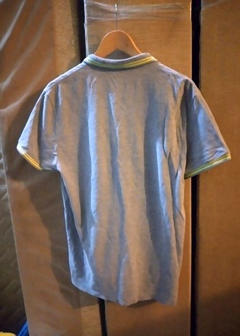 Gri Erkek Kısa Kollu Polo Yaka Tişört - Görsel 8