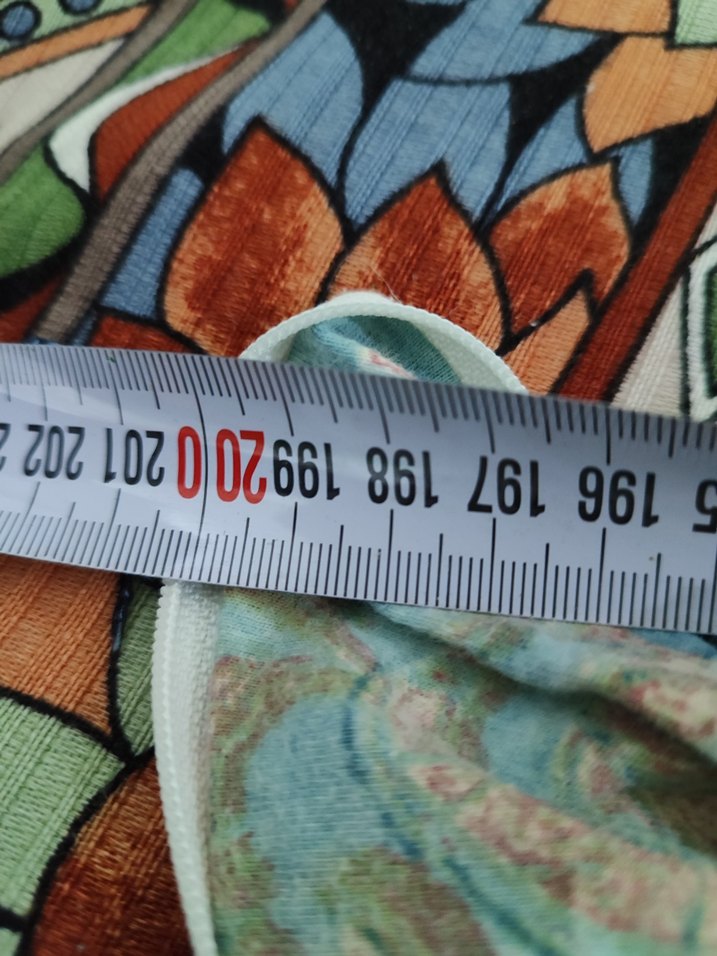 Pastel Çok Renkli Batik Desenli yorgan yüzü - Görsel 2