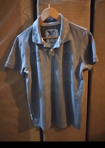 Gri Erkek Polo Tişört Kısa Kollu - Görsel 9