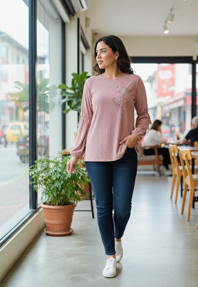 Uzun Kollu gömlek - Görsel 2