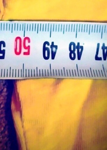 Sarı V Yaka Kadın Tişört - Görsel 3