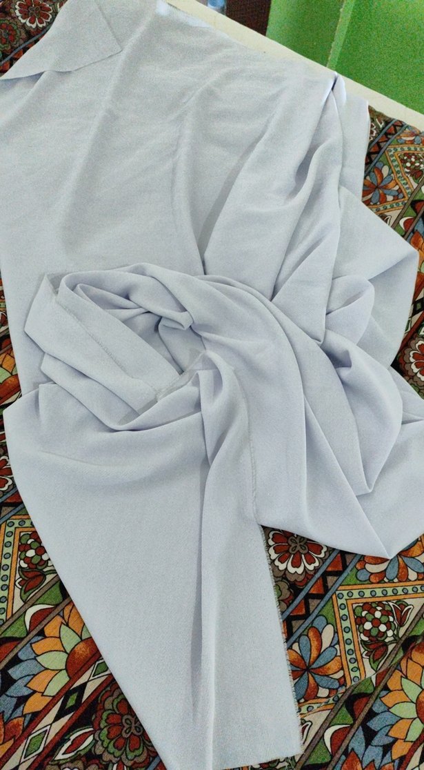 Gri parça kumaş - Görsel 5