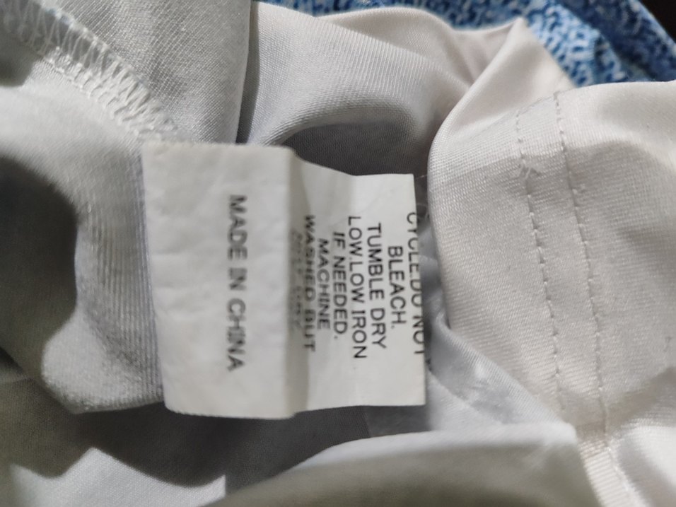 likralı sentetik kot görünümlü elbise - Görsel 2