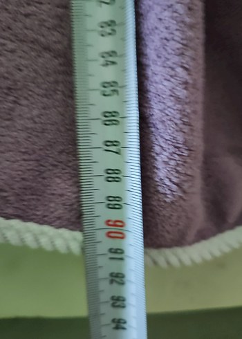 Mor Midi Kadın Salaş Kolsuz havlu  Sabahlık - Görsel 9