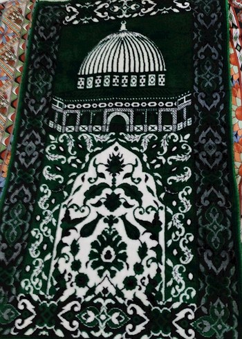 Desenli Çok Renkli Geleneksel kilim örtü - Görsel 3