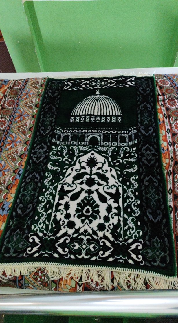 Desenli Çok Renkli Geleneksel kilim örtü - Görsel 2