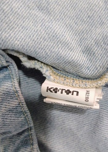 Kız Bebek Mavi Kot Askılı Elbise - Görsel 4