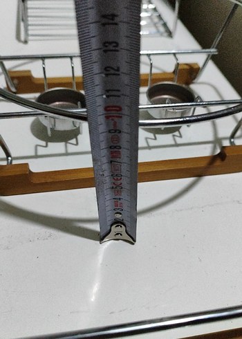 Beyaz ve Gri Ahşap Saplı Mutfak Rafları - Görsel 7