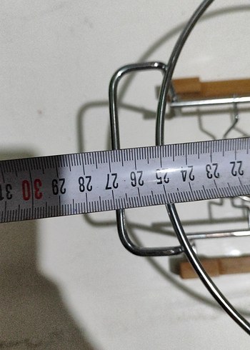 Beyaz ve Gri Ahşap Saplı Mutfak Rafları - Görsel 6