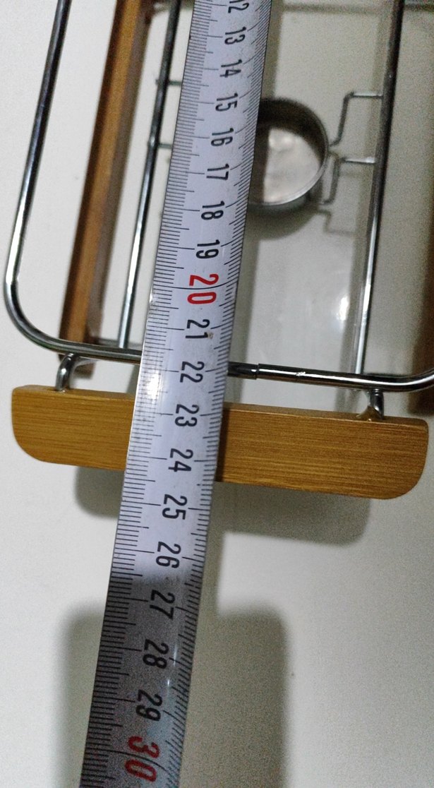 Beyaz ve Gri Ahşap Saplı Mutfak Rafları - Görsel 3