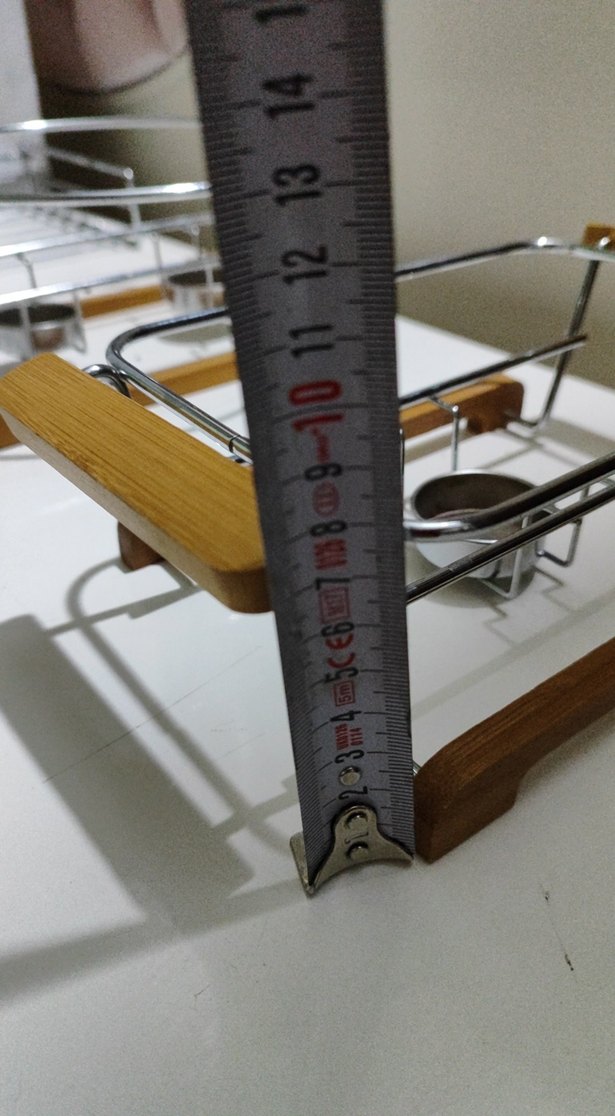 Beyaz ve Gri Ahşap Saplı Mutfak Rafları - Görsel 5